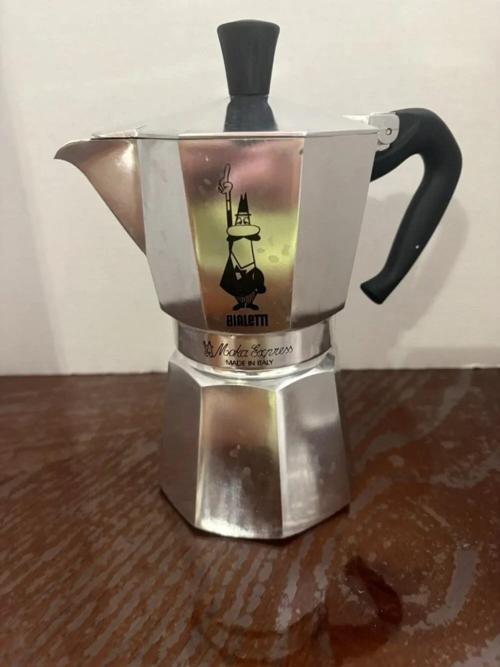 Bialetti Moka Express Export Espresso Pot 1cup Stove Top